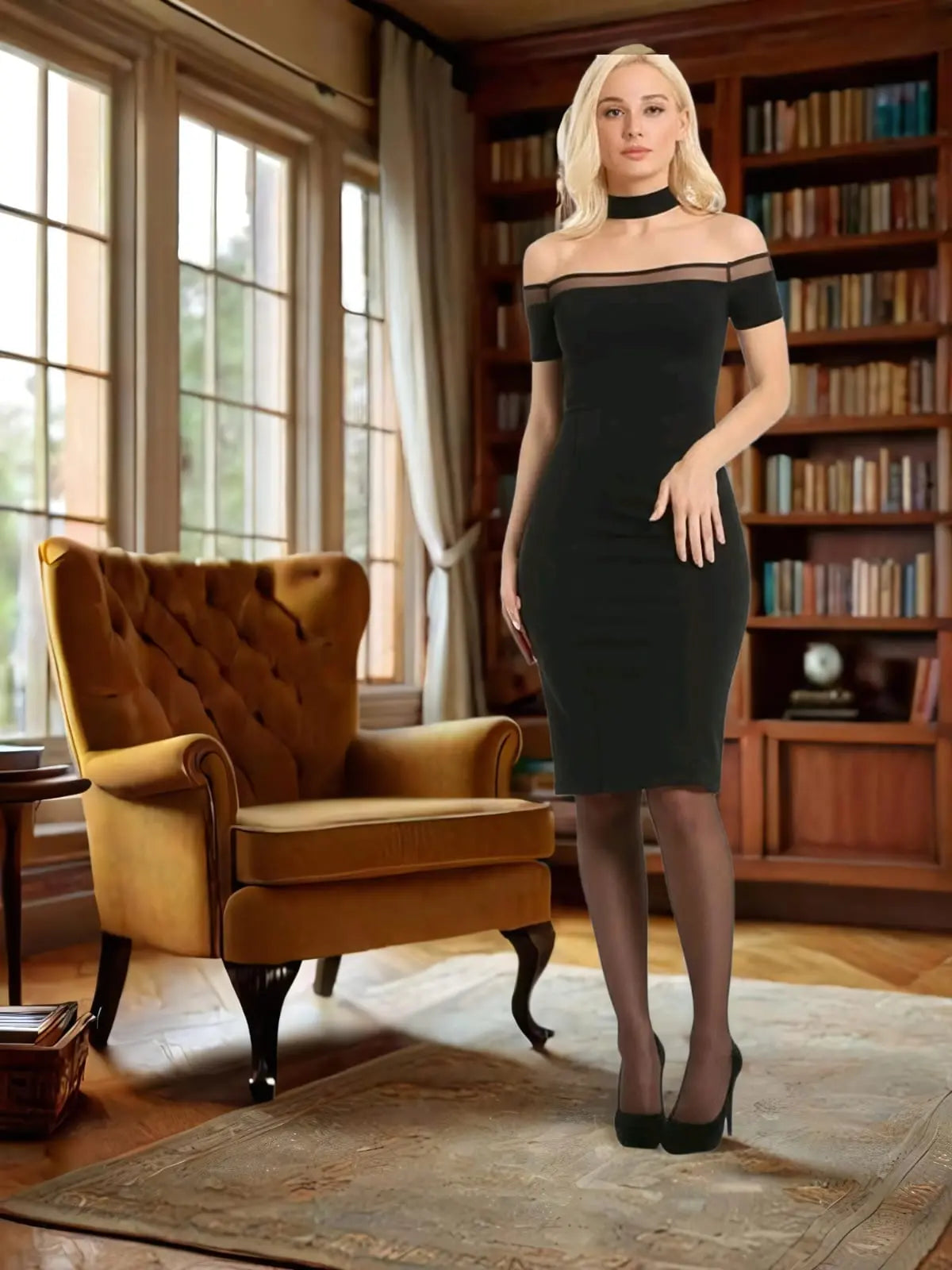 Transparent Plain Nude Stockings Crimson Curves