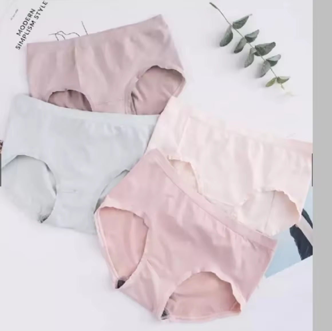 Sofisse Bamboo Cotton Soft Mid-Waist Panty Crimson Curves